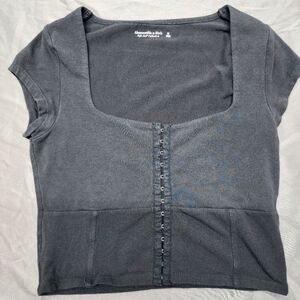 Abercrombie & Fitch soft croptop